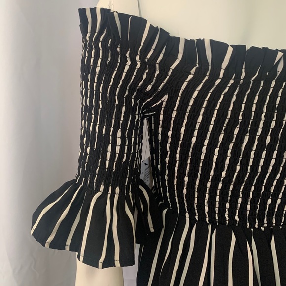 Design Lab Striped Strapless Dress - Picture 7 of 12